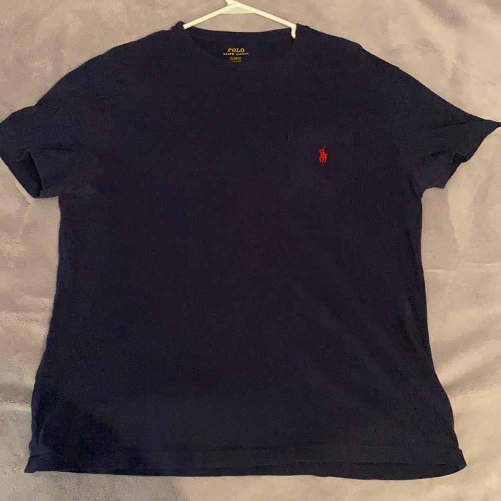 Navy blue polo shirt SIZE: MEDIUM